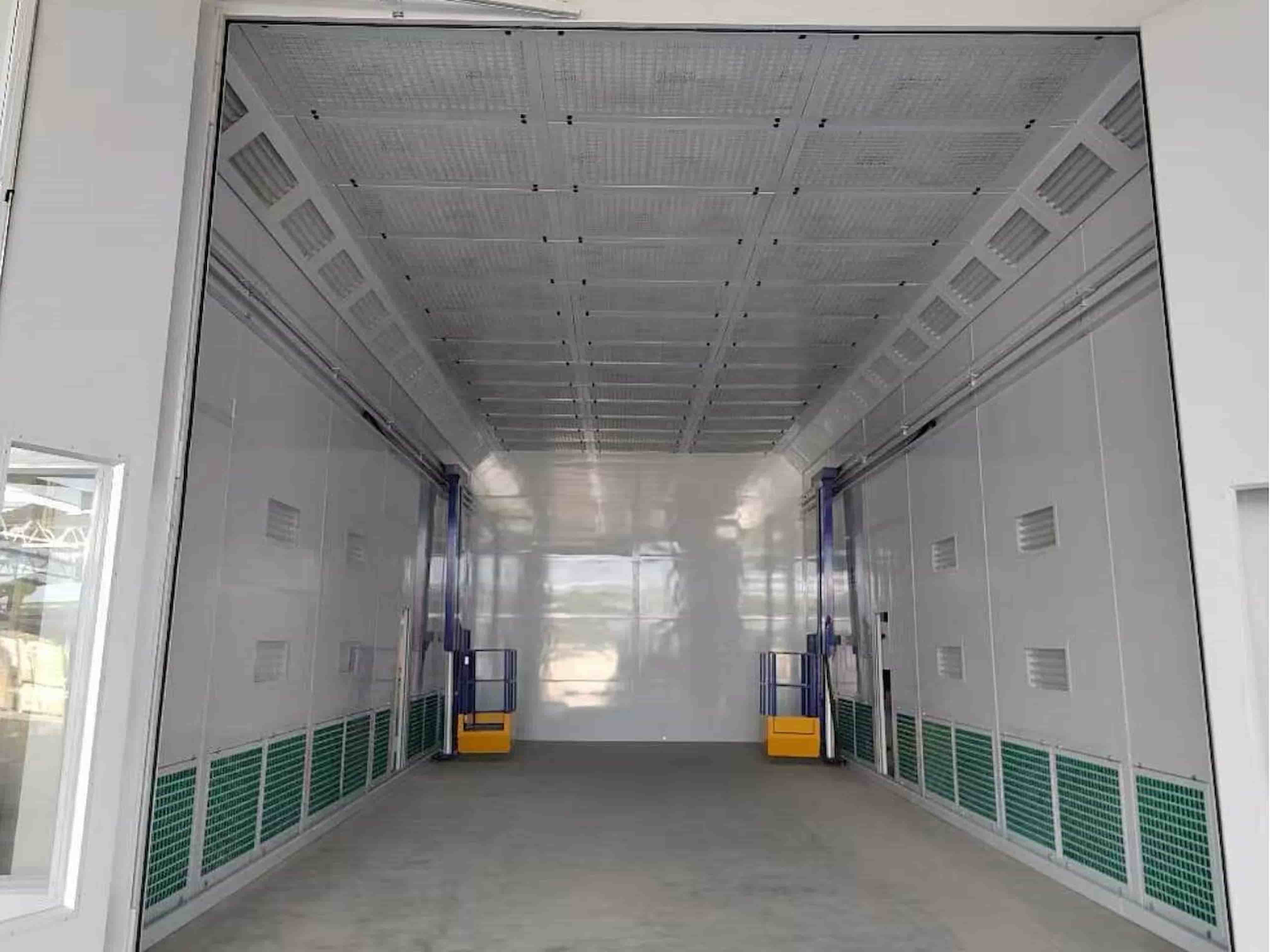 كابينة رش الحافلات/الشاحنات